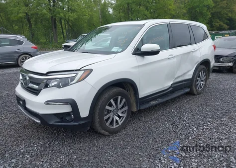 2022 Honda Pilot Awd Ex-L z USA, uszkodzony, nr VIN 5FNYF6H50NB036994